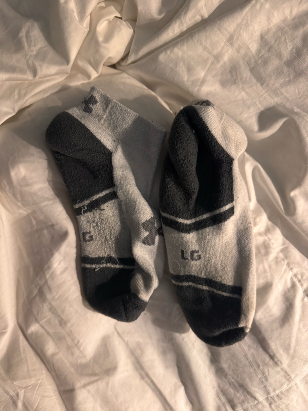 Under Armour Black & Gray Low-Cut Athletic Socks - Pair